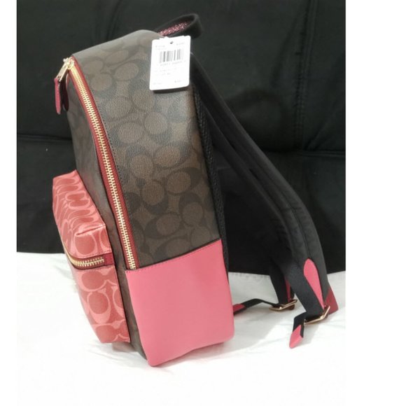 NWT Coach charlie medium backpack signature - Picture 7 of 8